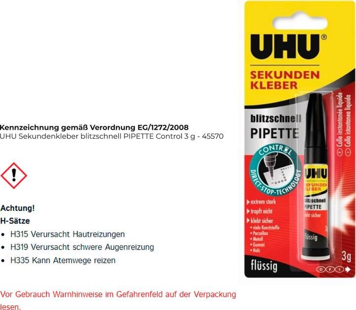 Produktbild UHU Super Power (3 g)