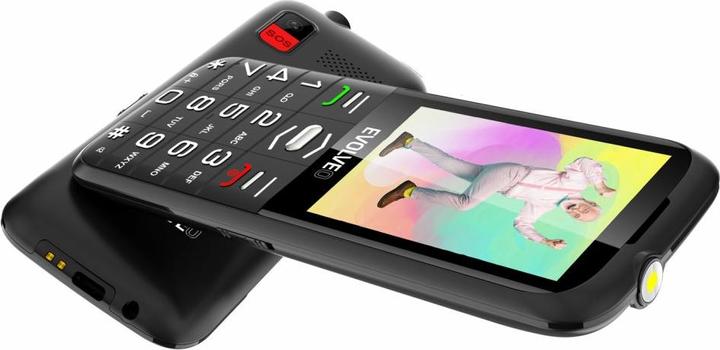Actual product image Evolveo EasyPhone XO, mobilní telefon pro seniory s nabíjecím stojánkem (černá barva) (2.80", 0.30 Mpx, 2G)
