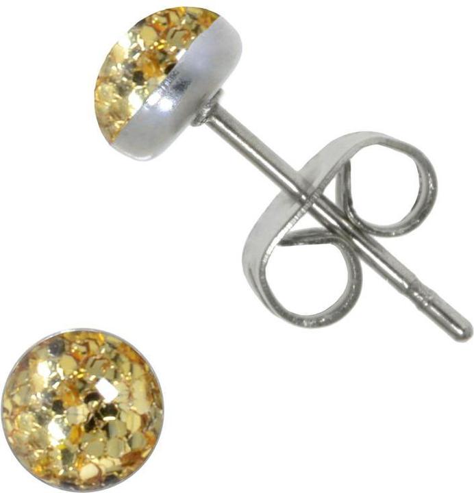 Bijouteria Ohrstecker (Edelstahl, Epoxiharz)