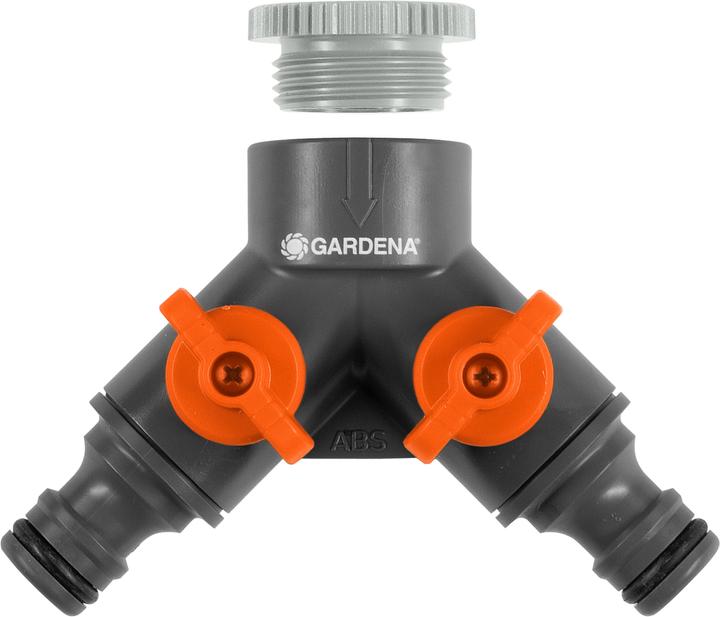 Gardena Collegamento a doppio rubinetto (Distributore a 2 vie, 26.50 mm)