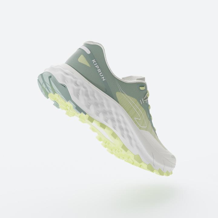 Image du produit Kiprun Chaussures de Trail Running pour femme, MT Cushion 2 Vert Jaune (37.5)