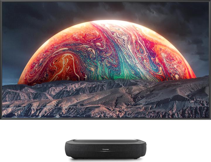 Hisense 100L9HD inkl. 100" ALR Daylight Leinwand (4K, 3000 lm, 0.25:1)