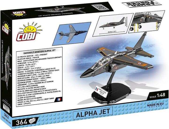 Immagine prodotto Cobi Forze Armate 5842 - Alpha Jet Aeronautica Militare Francese, 364 mattoncini
