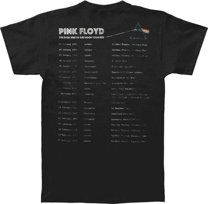 Produktbild Music Brand Dark Side of the Moon 1972 Tour TShirt (XL)
