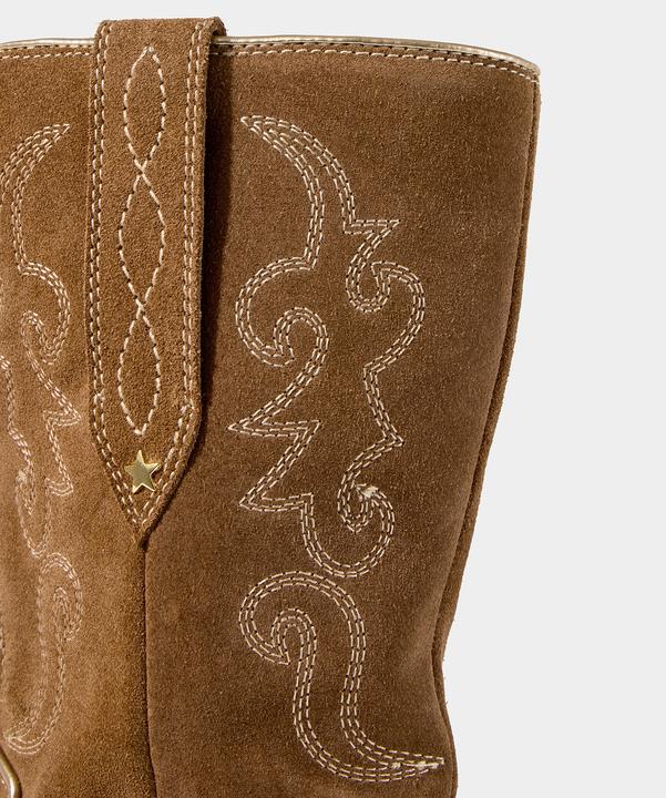 Actual product image Joe Browns Pipe Detail Suede Western Boots (39)