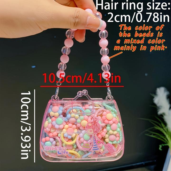 Immagine prodotto Activity Board 20Pcs Sweet Style Harz Haargummis Set für Jugendliche, gemischte Farbe Pflanze Muster, sortierte