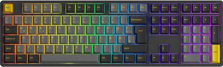 Actual product image Akko Black & Gold 5108B Plus Wireless Gaming Keyboard, RGB, - V3 Cream Blue Pro Switch, black, ISO (Wireless)