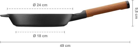 Immagine prodotto Fiskars Norden Padella, 24 cm (24 cm, Padella per friggere, Ghisa)