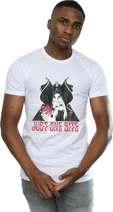 Actual product image Disney Mens Snow White Just One Bite T-Shirt (M)