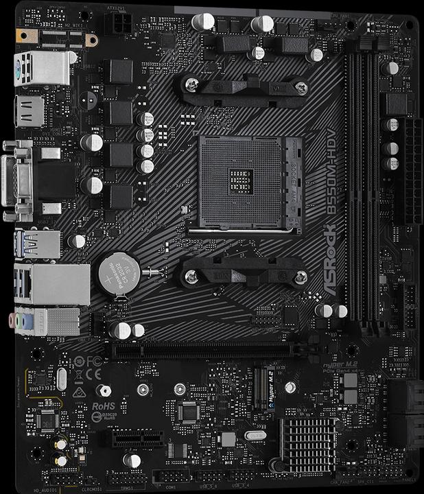 Produktbild AsRock B550M-HDV (AM4, AMD B550, mATX)