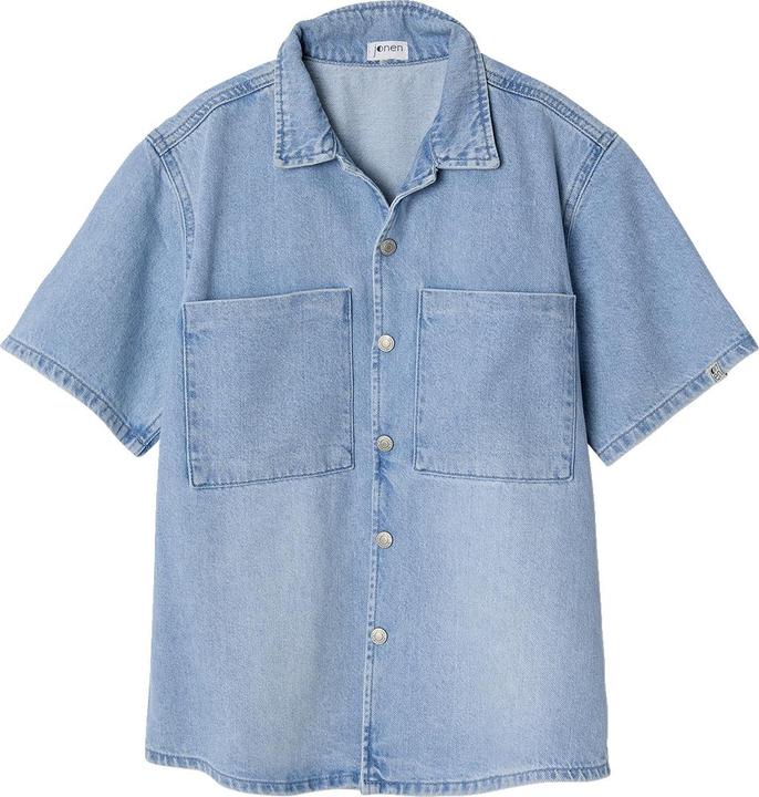 Actual product image Jonen Jungen Kurzarm-Hemd aus Light-Denim (128)