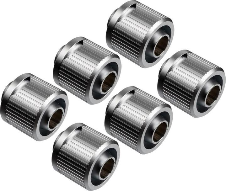 Immagine prodotto EKWB EK-Quantum Torque STC 10/16 - confezione da 6, titanio satinato