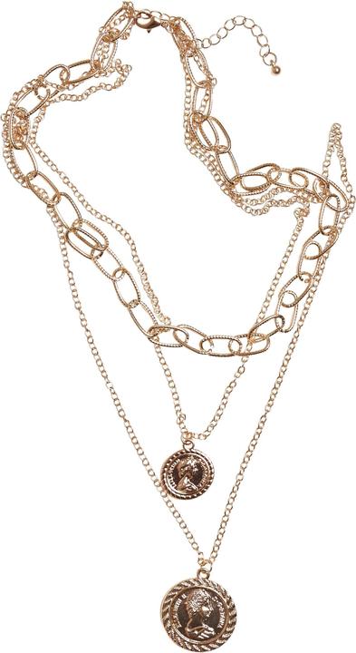 Urban Classics Patricia Layering Necklace (40% Eisen, 60% Zink)
