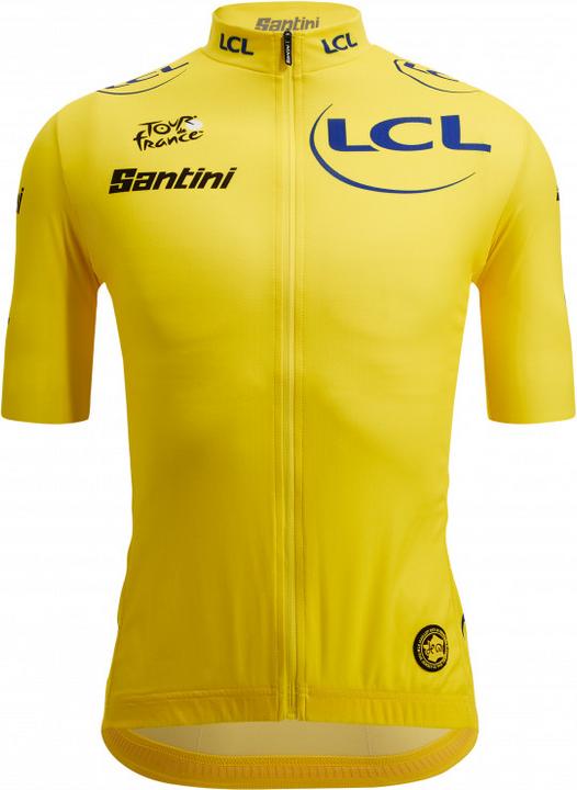 Actual product image Santini Kurzarmtrikot TDF LEADER YELLOW Herren (S)