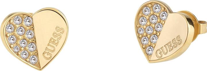 Actual product image Guess Delicate gold-plated earrings Lovely JUBE03038JWYGT/U (Enamel, Stainless steel)