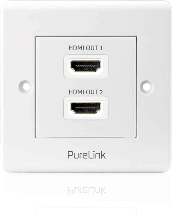 Purelink PureInstall HDMI wall box 2 compartment