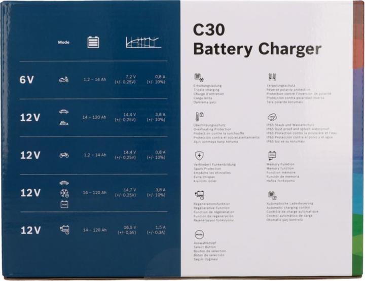 Actual product image Bosch Automotive C30 (12V, 6V, 3.80 A)