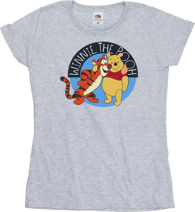 Actual product image Disney Womens/Ladies Winnie The Pooh With Tigger Cotton T-Shirt (M)