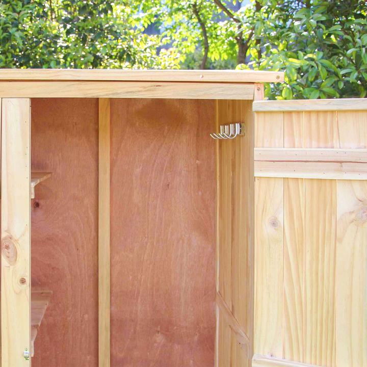 Immagine prodotto Wiltec Casetta da giardino in legno ad un'anta capanno degli attrezzi casetta da giardino armadio da