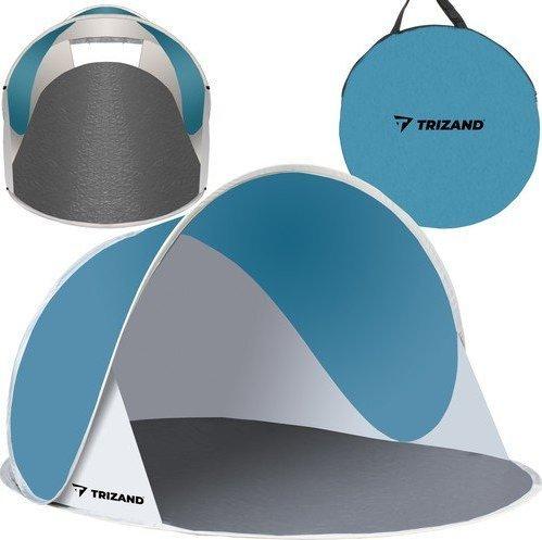 Produktbild Trizand Strandzelt 145x100x70 cm - Türkis - Grau (145 cm)