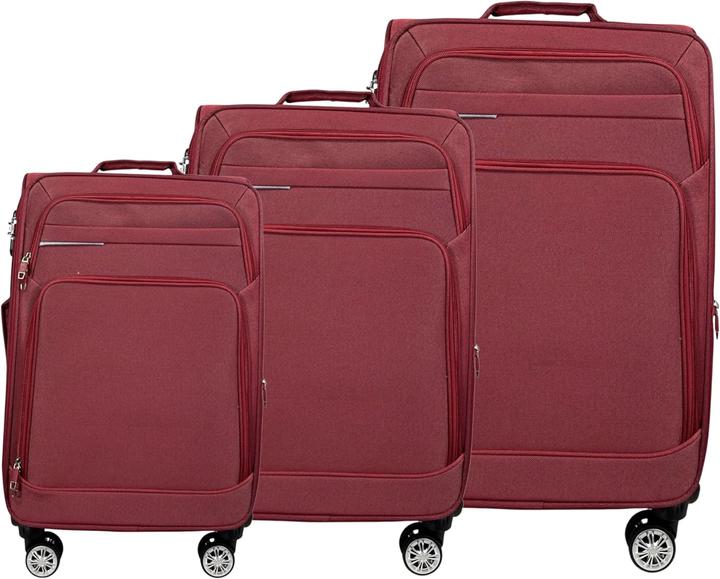 Image du produit My Travel Bag Ensemble de 3 valises souples (88 l, Bagage à main (jusqu'à 50l), M (50 - 90l))