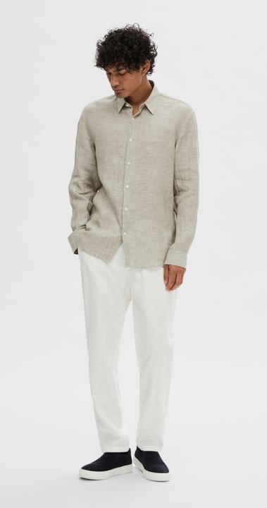 Image du produit Slhregkylian-Linen Shirt Ls Classic Noos (XL)