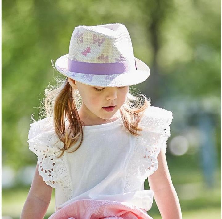 Immagine prodotto Maximo Cappello di paglia Butterfly White Sand/Lavender taglia 49 (49)