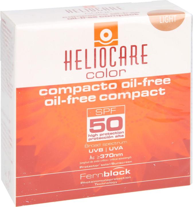 Actual product image Heliocare COLOR COMPACTO OIL-FREE SPF50 #light 10 gr (Sun cream face, SPF 50, 68 g)