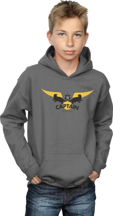 Actual product image Boys Hufflepuff Captain Hoodie (140, 146)