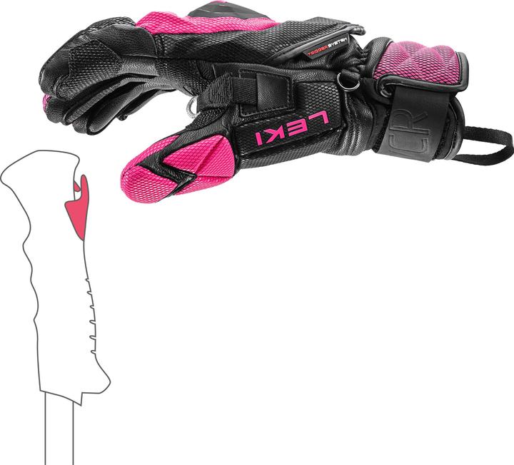 Produktbild Leki Venom SL 3D Black/Pink (7.5)