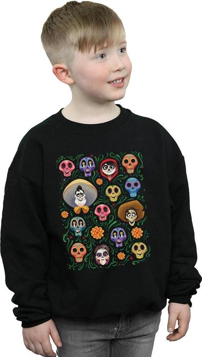 Produktbild Disney Coco Heads Pattern Sweatshirt Jungen (152, 158)