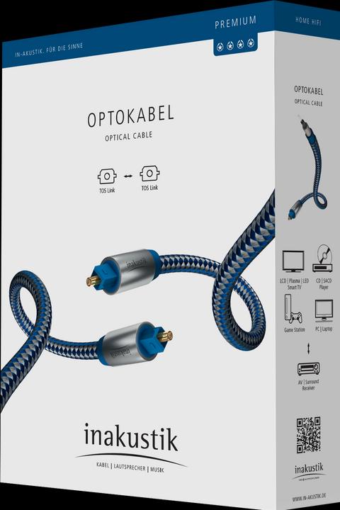 Immagine prodotto Inakustik Cavo audio ottico Premium (3 m, Ottico)