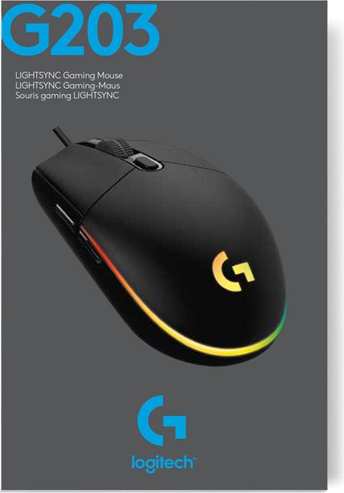 Produktbild Logitech G G203 Lightsync (Kabelgebunden)