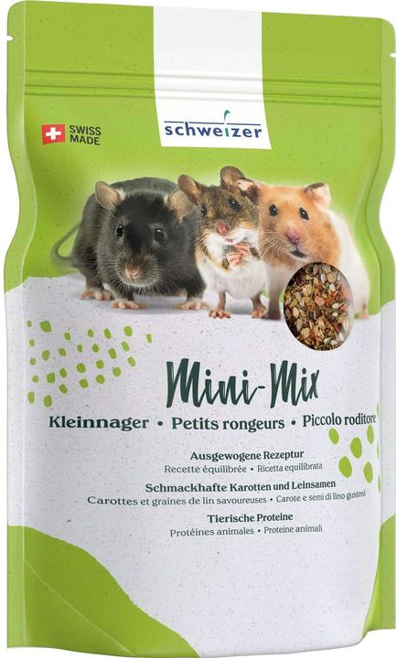 Produktbild Schweizer Hauptfutter Mini-Mix für Rennmäuse, Hamster & Ratten, 950 g (0.97 kg, 1 x)
