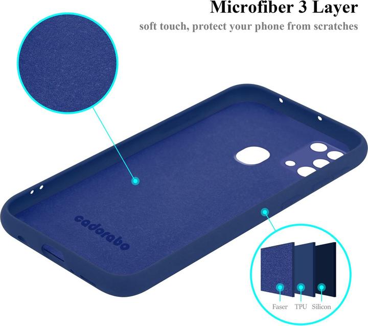 Actual product image Cadorabo TPU Liquid Silicone Case Cover (Samsung Galaxy M31)