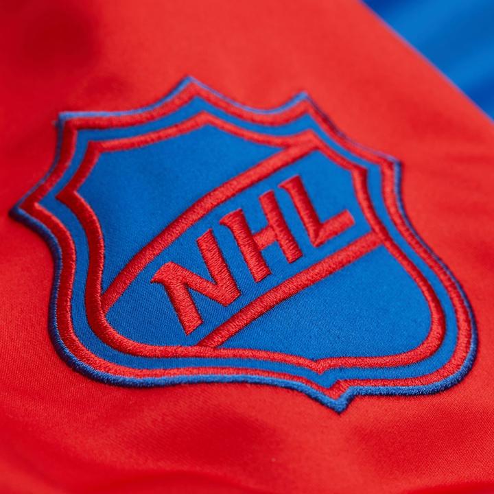 Actual product image Mitchell & Ness M&N Heavyweight Satin Jacket NHL New York Rangers - M (M)