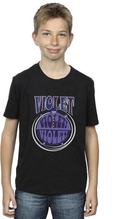 Actual product image Willy Wonka & the Chocolate Factory Boys Violet Turning Violet T-Shirt (152, 158)