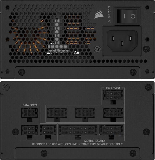 Actual product image Corsair SF750 (750 W)