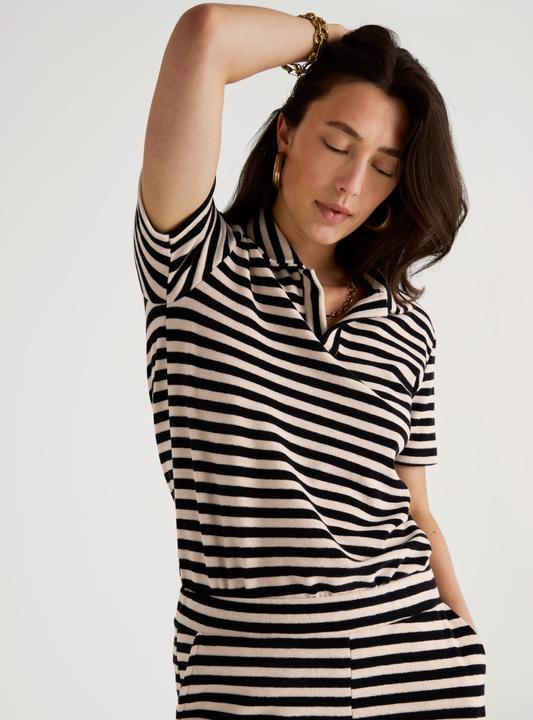 Produktbild Calida Lounge Stripe Polo-Shirt (M)