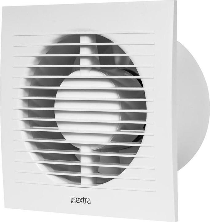 Actual product image Euro3plast Badkamerventilator 125 mm WIT met TIMER en VOCHTSENSOR - EE125HT