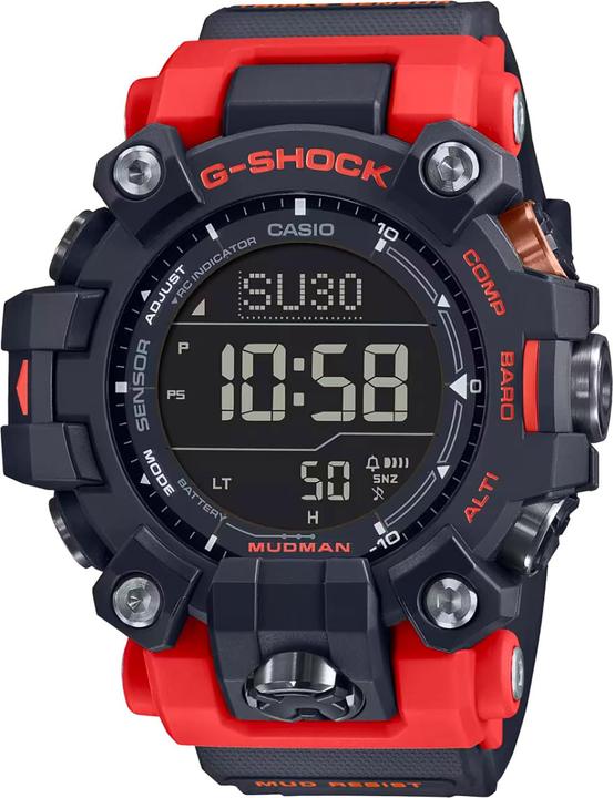 G-Shock GW-9500-1A4ER (Chronograph, Gangreserveanzeige, Digitaluhr, 53 mm)