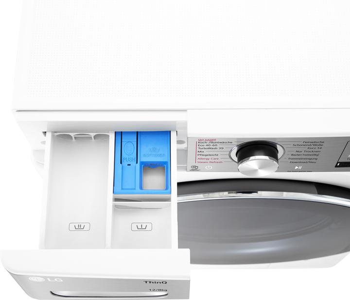 Immagine prodotto LG Lavatrice-asciugatrice V9WD128H2, Sinistra