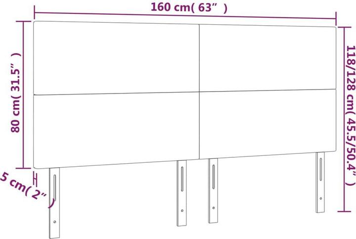 Produktbild VidaXL Cain (160 x 5 x 128 cm)