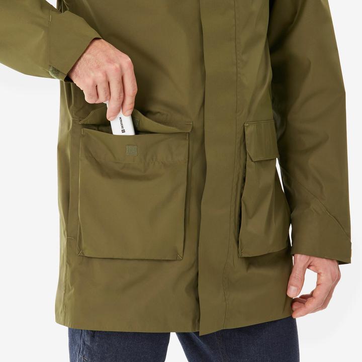 Image du produit Quechua Veste longue de randonnée homme, NH500 olive (4XL)