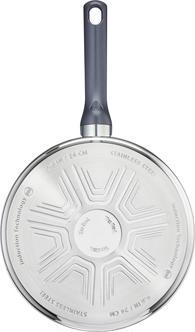 Immagine prodotto Tefal G7133214 Padella Sauteuse Pan Round (24 cm, Set di pentole e padelle da cucina, Acciaio inossidabile)
