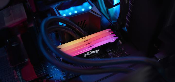 Actual product image Kingston 128GB DDR4-2666MT/s CL16 (4 x 32GB, 2666 MHz, DDR4-RAM, DIMM)