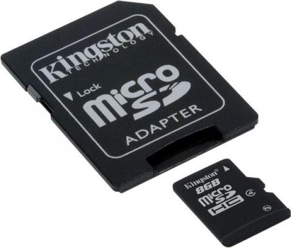 Produktbild Kingston microSDHC Class 4 (8 GB, SDHC)