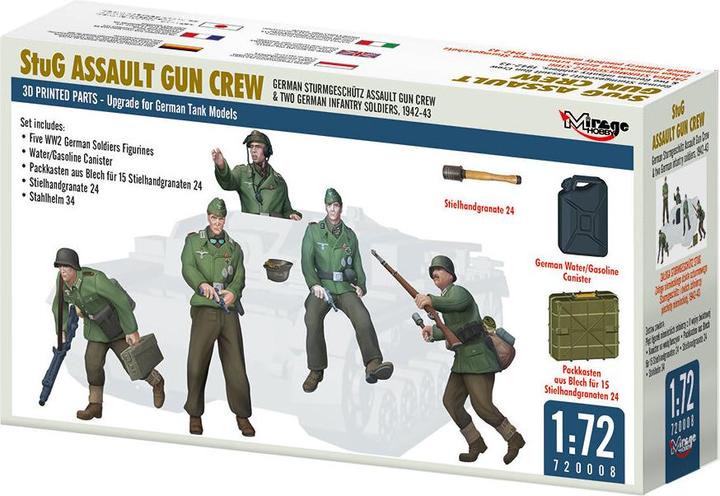 Actual product image Mirage Hobby Stug Assault Gun Crew