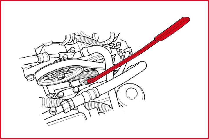 Produktbild KS Tools Riemenscheiben-Schlüssel für Mercedes 8,0 mm