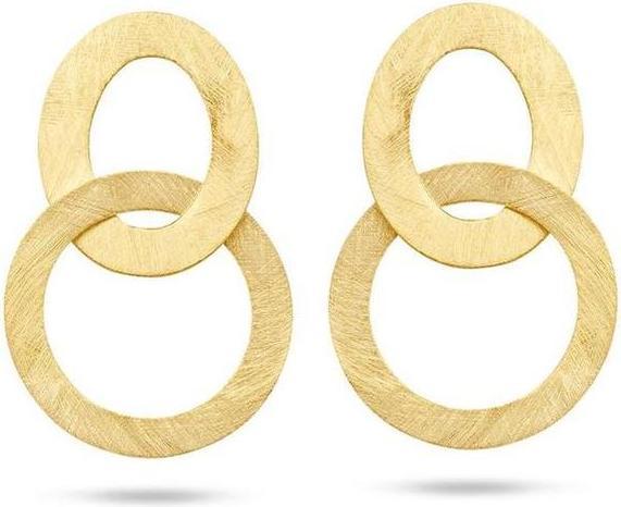 Actual product image Casa Jewelry Oorhangers Lolas in silver gold gilded
